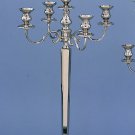 5 Light Candleabra with Floral Bowl 38"