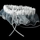 Dainty White Sheer Garter