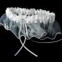 Dainty White Sheer Garter