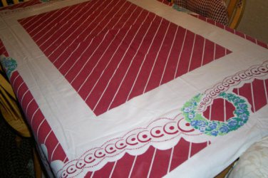 art deco 1930's tablecloth