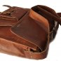 Handmade Leather Messenger Front Pocket with handle bag