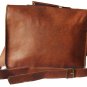Handmade Leather Messenger Front Pocket with handle bag