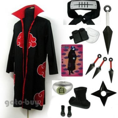 Naruto Akatsuki cloak Konan Cosplay Costume