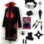 Fastest Shipping Naruto Akatsuki cloak Hidan Cosplay Costume