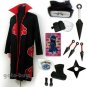 Fast Shipping Naruto Akatsuki cloak Kakuzu Cosplay Costume