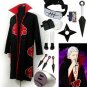 Fastest Shipping Naruto Akatsuki cloak Hidan Cosplay Costume