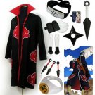 Fastest Shipping Naruto Akatsuki cloak Hoshigaki Kisame Cosplay Costume