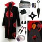 Fastest Shipping Naruto Akatsuki cloak Tobi Cosplay Costume