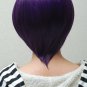 Short Hair Purple Black Mix Cosplay Wig