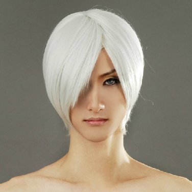 Sakata Gintoki Kurosaki Ichigo Silvery White Cosplay Wig