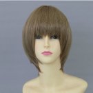 Okita Sougo Futa Light Brown Cosplay Wig