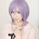 Nagato Yuki Silver Purple Cosplay Wig