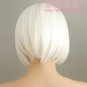 30cm Short Hair White Cosplay Wig