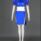 Street Fighter Chun Li Cosplay Costume (blue)