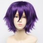 Free shipping 30cm  chromophous cosplay wig