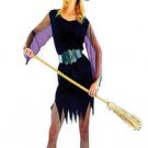 Free shipping Black  Witch Cosplay Costume