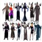 Free shipping Gold Witch Cosplay Costume