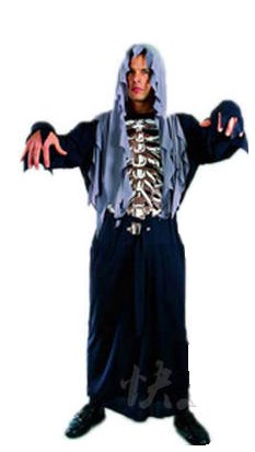 Free shipping Halloween Spareribs Ghost Cosplay Costume