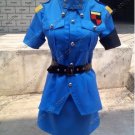 Hellsing Seras Victoria Blue Cosplay Costume