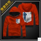 Attack on Titan Jiyu no Tsubasa Sweater Cosplay Costume(Red)