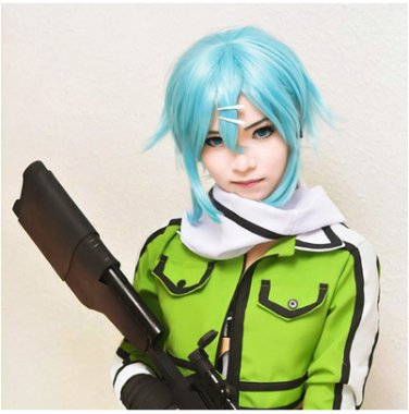 Sword Art Online &acirc;�&iexcl; Sinon Cosplay Wig