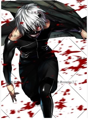 Fast Shipping Tokyo Ghoul Kaneki Ken  Cosplay Costume (Include:mask )