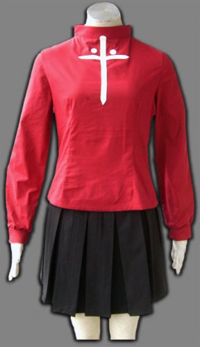 Fast Shipping Fate Stay Night Tohsaka Rin Cosplay Costume