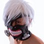 A Set Of Tokyo Ghoul Kaneki Ken Suit Cosplay Costume (Include:mask and wig)