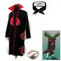 Naruto Akatsuki cloak  Zetsu  Cosplay Costume (include cloak,headband and rings)