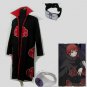 Naruto Akatsuki cloak Sasori Cosplay Costume (include cloak,headband and rings)