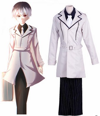 A Set Of Tokyo Ghoul Kaneki Ken Finsin Zuozum Cosplay Costume