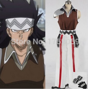 Fairy Tail  Gajeel Reitfox Cosplay Costume