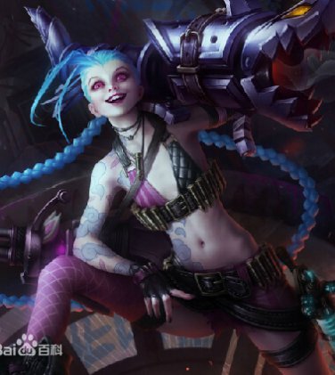 Custom made League of Legends The Loose Cannon Jinx Cosplay Costume