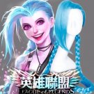 League of Legends The Loose Cannon Jinx Cosplay Wig