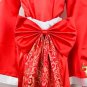 Custom made League of Legends The Fist of Shadow Akali Cosplay Costume (red)