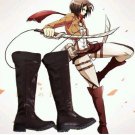 Attack on Titan Mikasa Ackerman Cosplay Boots