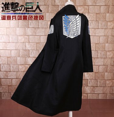 Attack on Titan Jiyu no Tsubasa Long cloak Cosplay Costume