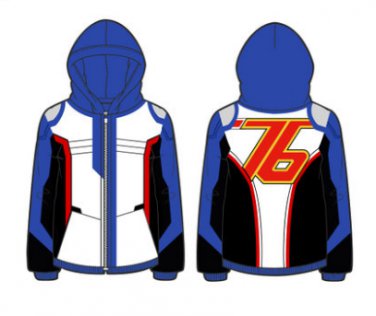 overwatch soldier 16 jacket Game peripherals sweater hooded men and women winter daily for cos