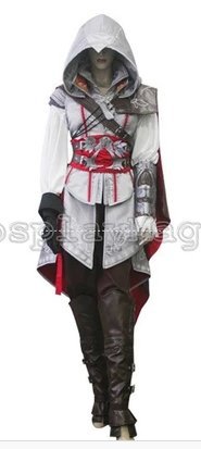 Assassin's Creed Ezio Auditore da Firenze Female Version Cosplay Costume
