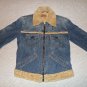 Levis Womens Fur Lined Denim Jacket Size L