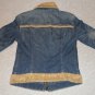 Levis Womens Fur Lined Denim Jacket Size L
