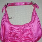handbagbargains: Shiny Satiny Moon Shaped Purse, Pink