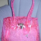 handbagbargains: Trendy Pink Jelly Plastic Purse Swirl Pattern