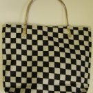 handbagbargains: Black and White Checkerboard Handbag Purse