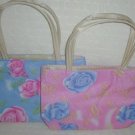 handbagbargains: Set of 4 Pastel Roses Flower Handbag Purse Tote