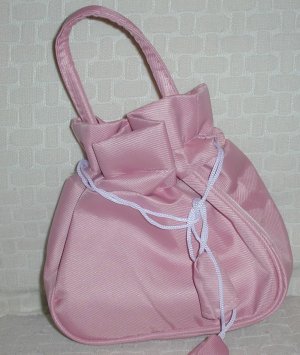 handbagbargains: Pink Drawstring Purse