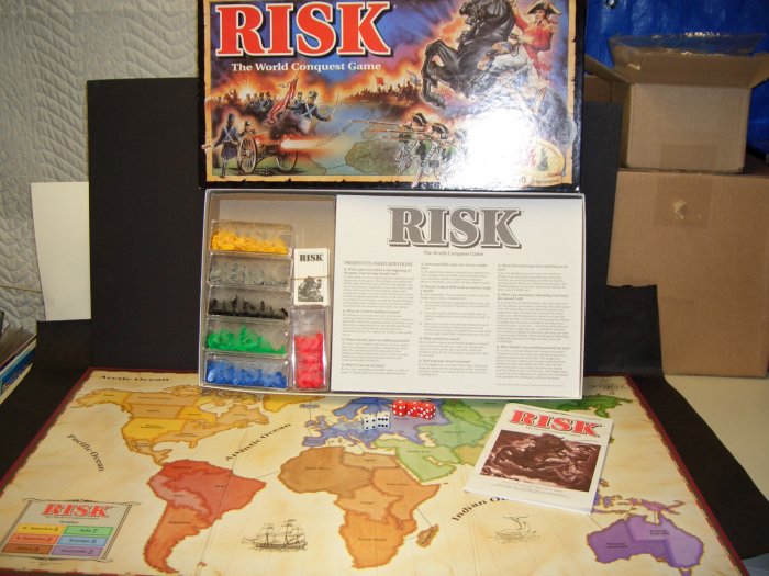 RISK World Conquest Game Parker Bros 1993