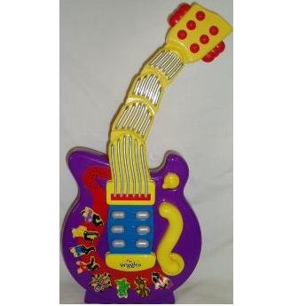 The Wiggles Wacky Wiggle and Giggle Wiggling Musical Purple Dancing Guitar