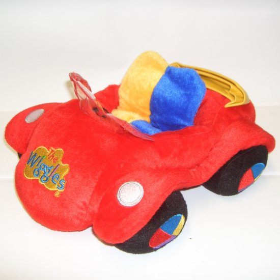 THE WIGGLES Plush BIG RED CAR Collectible RARE