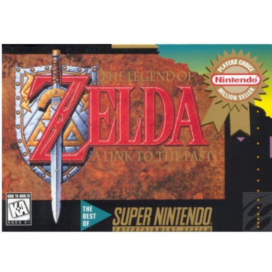 The Legend of Zelda Link to the Past player's Choice 